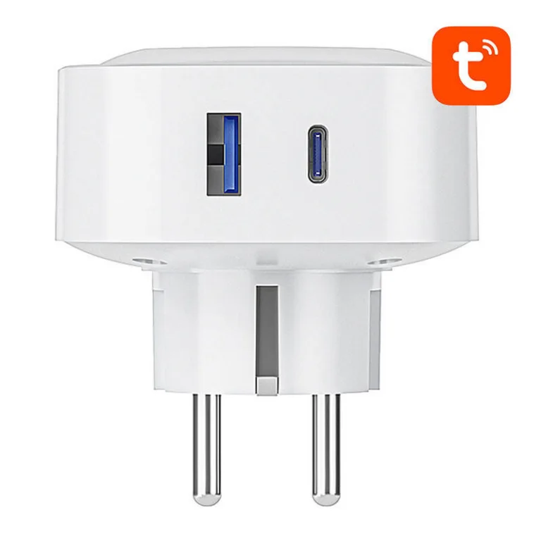 Nutikas pistikupesa Gosund SP6, 16A, USB-C 20W, WiFi/Bluetooth, Tuya
