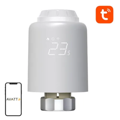 Nutikas radiaatoritermostaat Avatto TRV07 WiFi (LCD, Tuya, 2.4G)