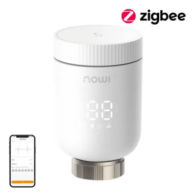 Nutikas radiaatoritermostaat IMOU IOT-TRV1-EU Zigbee, 6 adapterit