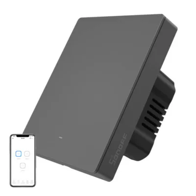 Nutikas seinaklüliti Sonoff M5-1C-80, WiFi, 1 kanal, grafiit