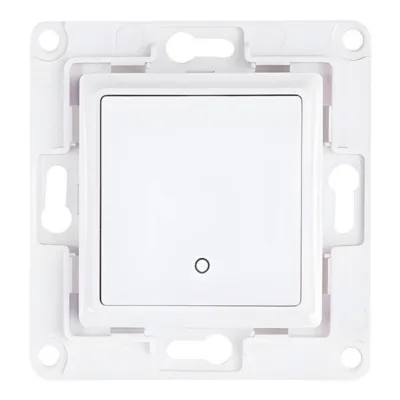 Nutikas seinalüliti Shelly Wallswitch1White – ühe nupuga valge lüliti