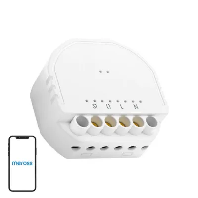 Nutikas seinasisene WiFi-lüliti Meross MSS810HK-UN (Apple HomeKit, Alexa, Google, 400W)