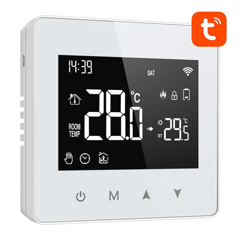 Nutikas toatermostaat Avatto WT198 WiFi (Tuya, 3xAAA, IP20)