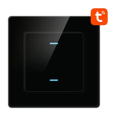 Nutikas valguslüliti Avatto N-TS10-B2, 2-teeline, must, WiFi