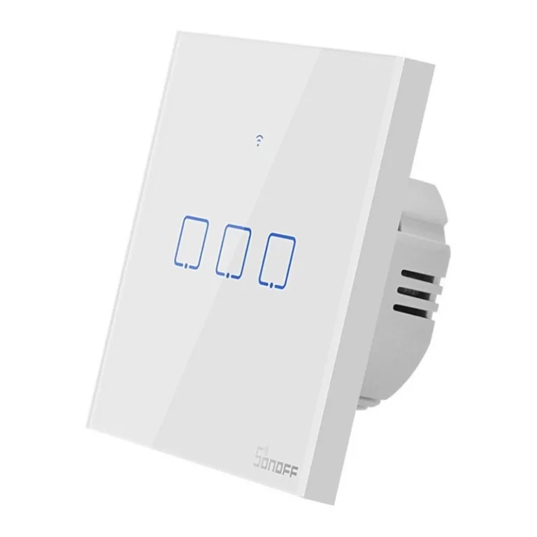 Nutikas valguslüliti Sonoff T0EU3C-TX, kolmekanaliline WiFi