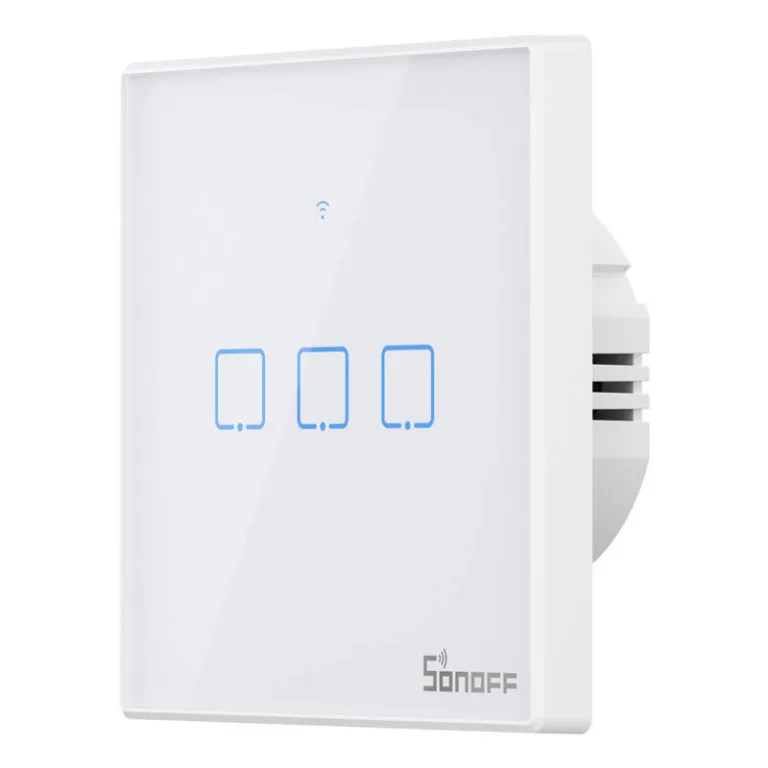 Nutikas valguslüliti Sonoff T2 EU TX puutetundlik (WiFi, RF, 3 kanalit)