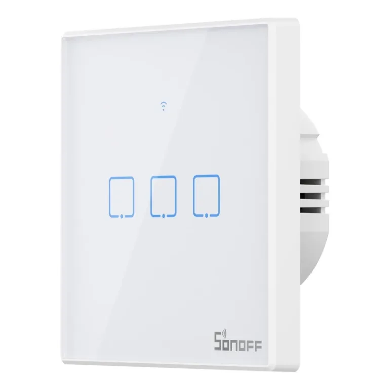 Nutikas valguslüliti Sonoff T2 EU TX puutetundlik (WiFi, RF, 3 kanalit)