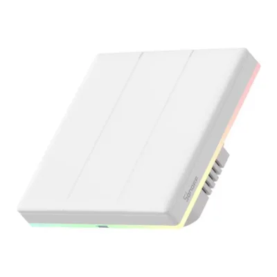 Nutikas valguslüliti Sonoff TX T5 3C – WiFi, 3 kanalit, LED-taustvalgustus