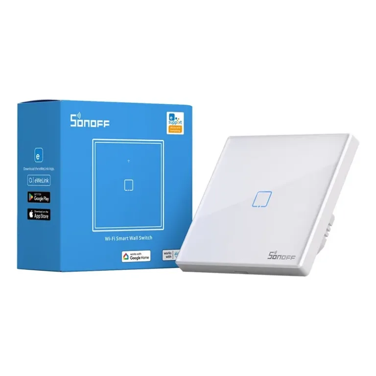 Nutikas valguslüliti WiFi ja RF-iga Sonoff T2EU1C-TX (1 kanal)