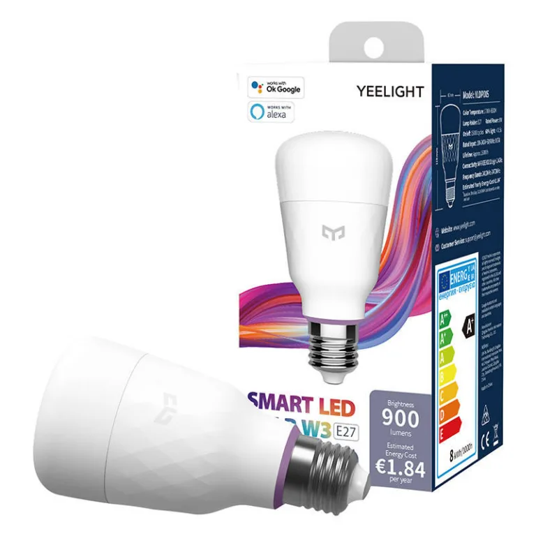 Nutikas värviline LED-pirn Yeelight W3 YLDP005, E27, Wi-Fi