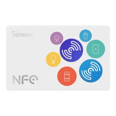 Nutikodu NFC kaart Sonoff NFC-Tag (kaart ja kleebised)