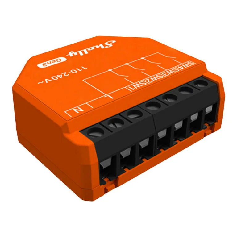 Nutikodu kontroller Shelly i4 Gen3, WiFi/Bluetooth