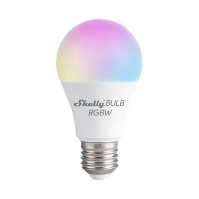 Nutipirn E27 RGBW Shelly Duo 9W (reguleeritava valgusega)