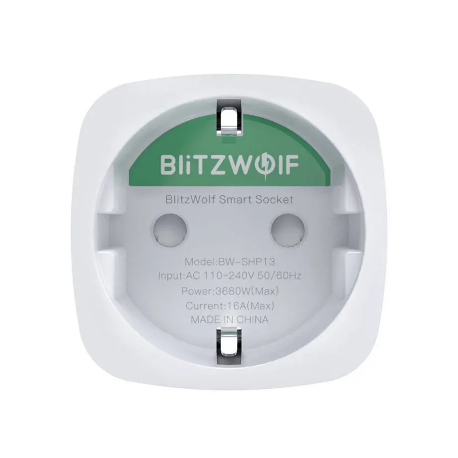 Nutipistik ZigBee BlitzWolf BW-SHP13 3680W (EU) – 5