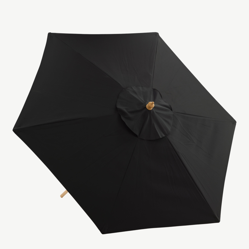 Päikesevari Corypho, must/naturaalne, 250 cm, 2098-333 – 2