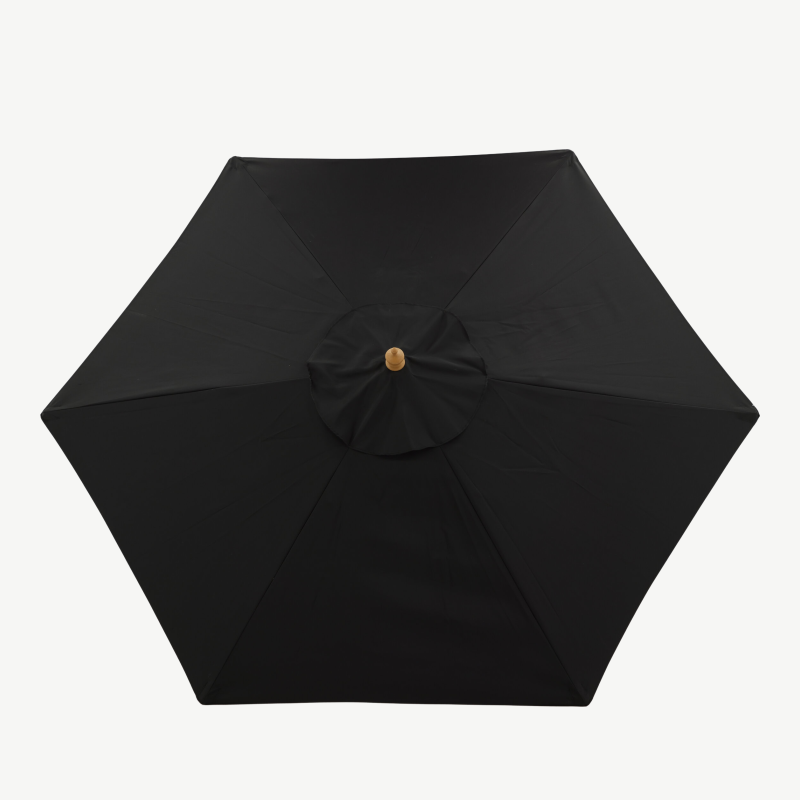 Päikesevari Corypho, must/naturaalne, 250 cm, 2098-333 – 3