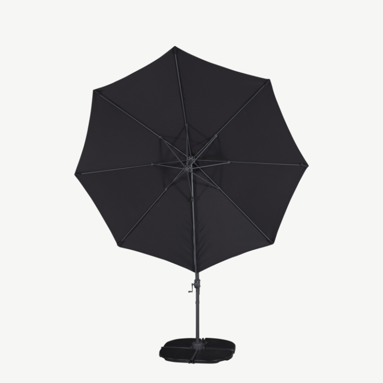 Metallist päikesevari Leeds, must, 3m, 7015-308L 7015-308L
