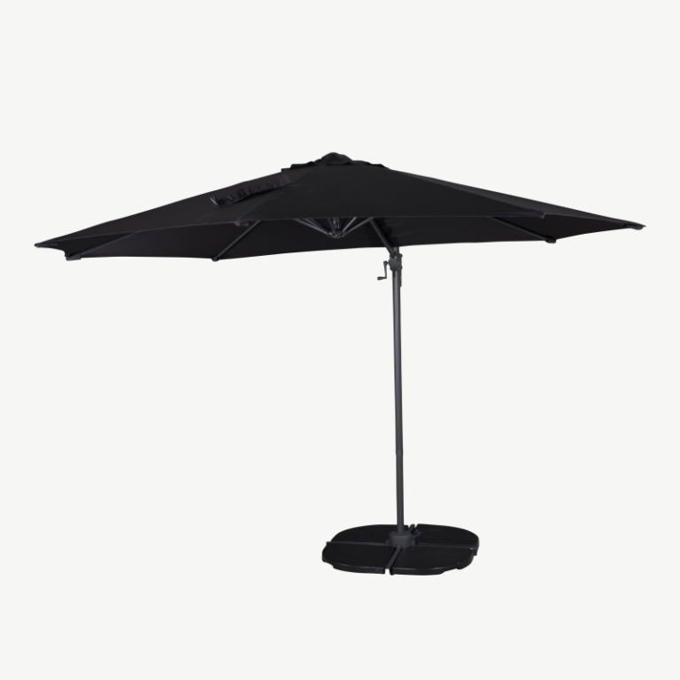 Metallist päikesevari Leeds, must, 3m, 7015-308L 7015-308L