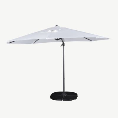 Päikesevari Leeds, must/valge, 3m, 7015-309L 7015-309L