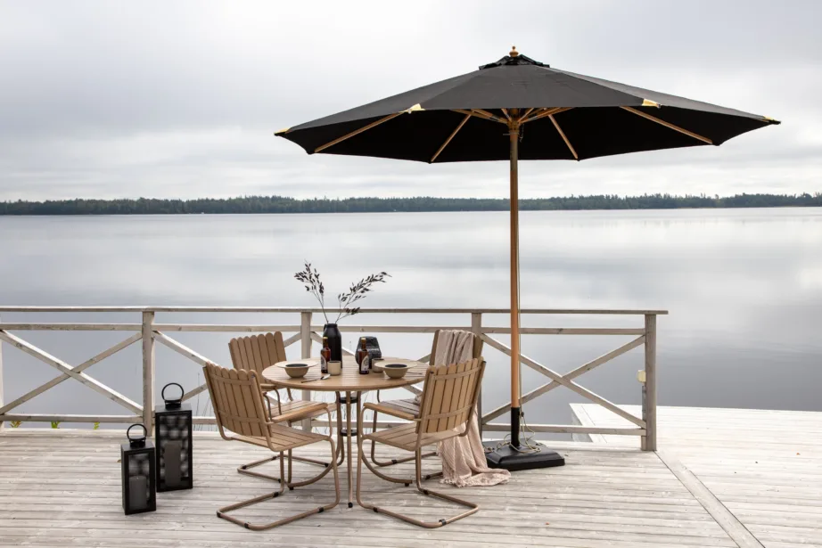 Päikesevari Nyp, must/naturaalne, 330 cm, 2091-333 – 6