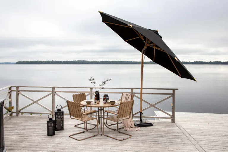 Päikesevari Nyp, must/naturaalne, 330 cm, 2091-333 2091-333