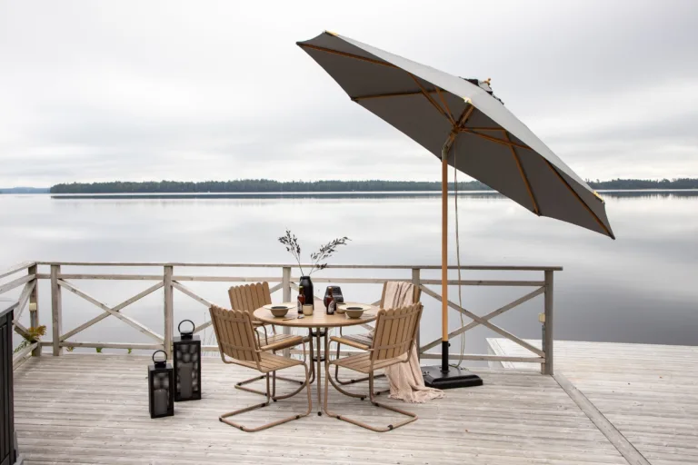 Päikesevari Nypo, hall/naturaalne, 330 cm, 2091-555 2091-555