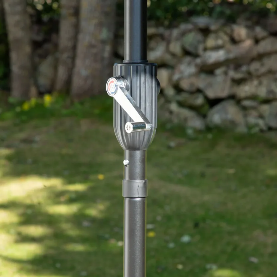 Päikesevari Palmetto, must/hall, 270 cm, 2094-485 – 8