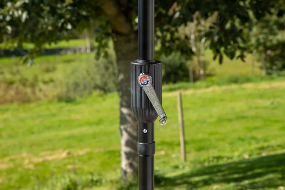 Päikesevari Palmetto, must/punane, 270 cm, 2094-489 – 9