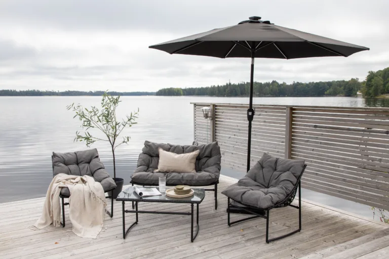 Päikesevari Sabal, must, 270 cm, 2100-488 2100-488