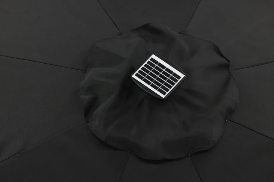 LED-valgusega päikesevari Sabal, must, 270 cm, 2100-488 – 7