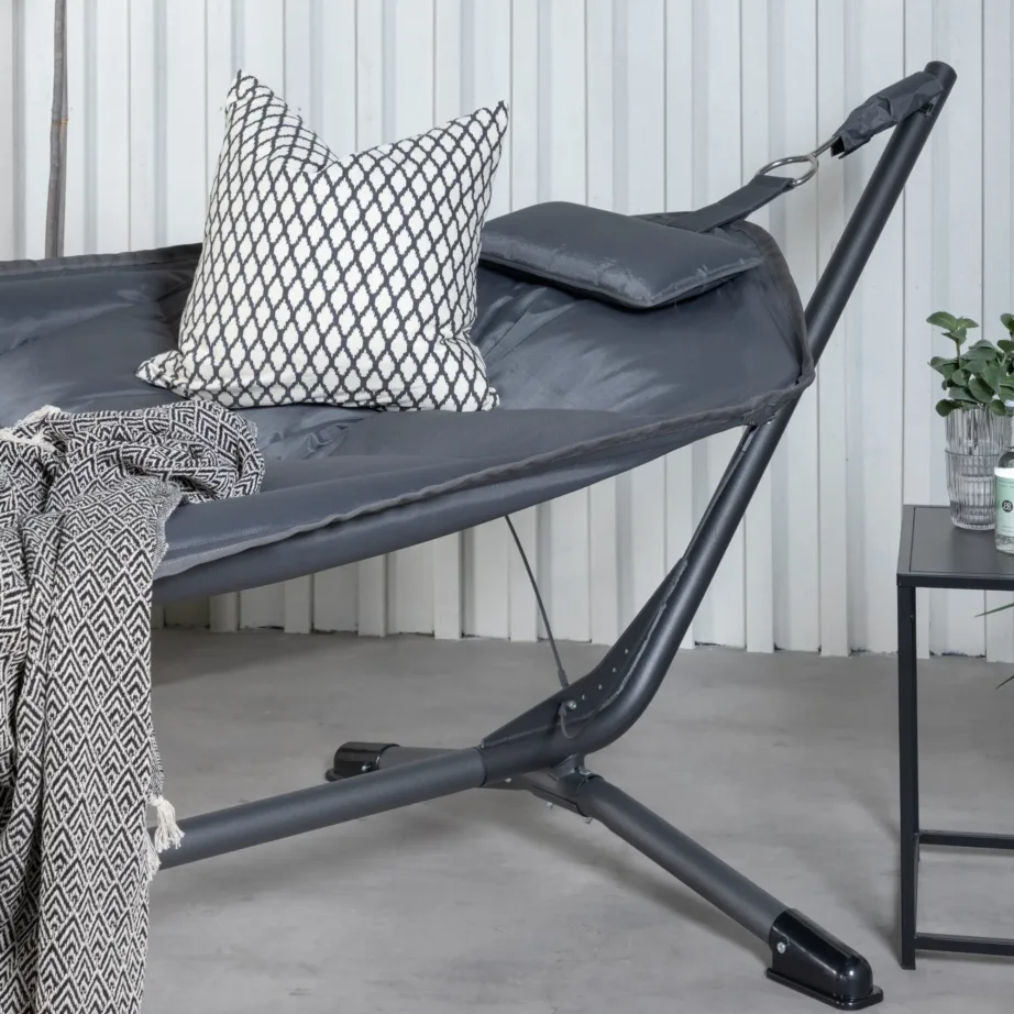 Polüesterkangast võrkkiik Niño, must/hall, 9545-555 – 8