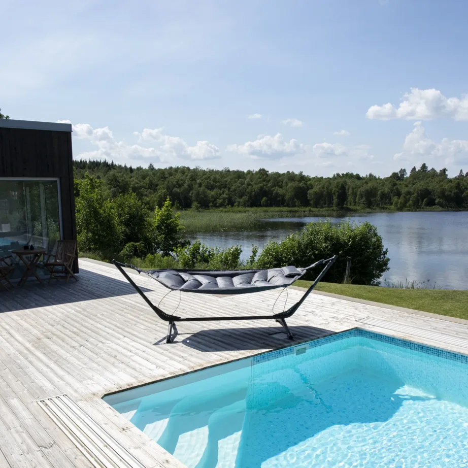 Polüesterkangast võrkkiik Niño, must, 9545-888 – 5