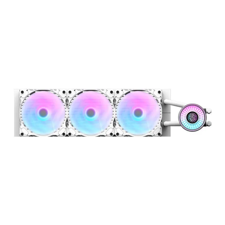 Protsessori vedelikjahutus Darkflash Nebula DN360, 3×120 mm ventilaatorit, valge