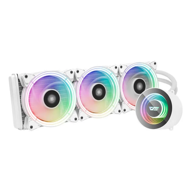 Protsessori vedelikjahutus Darkflash TR360, valge, 3x120mm RGB (Intel/AMD)