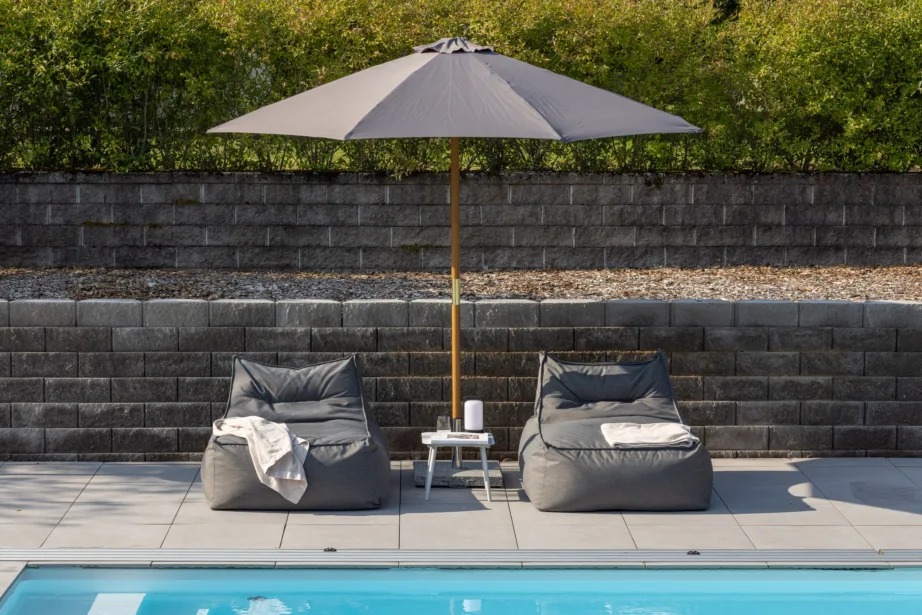 Puidust päikesevari Ixos, hall, ø300, 1177-333 – 8