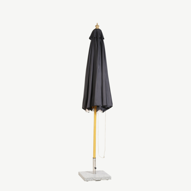 Puidust päikesevari Naxos, must, 3m, 1144-333 1144-333