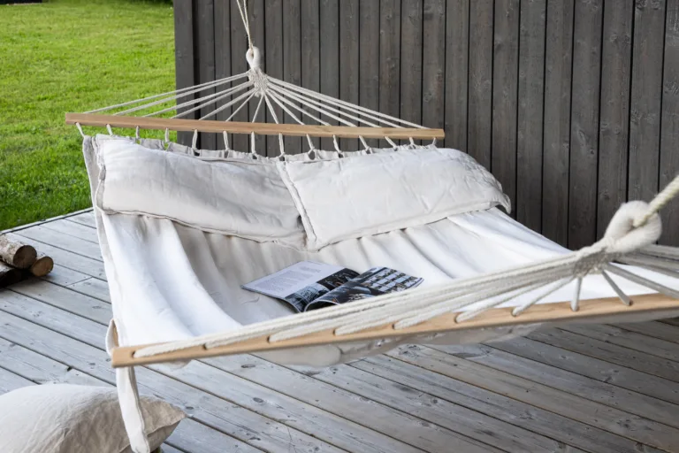 Puidust võrkkiik Anini, valge, 150x300, 6116-001 6116-001