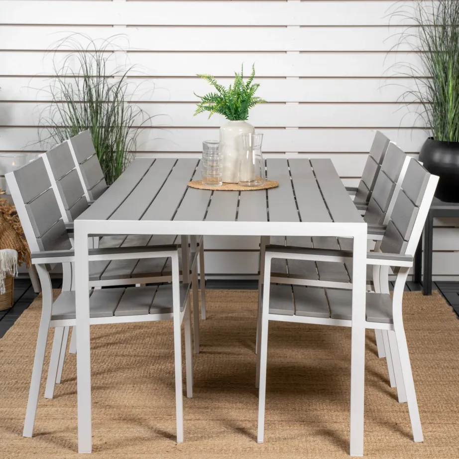 Puitplastkomposiidist aia söögilaua komplekt Break, GR18742 – 5