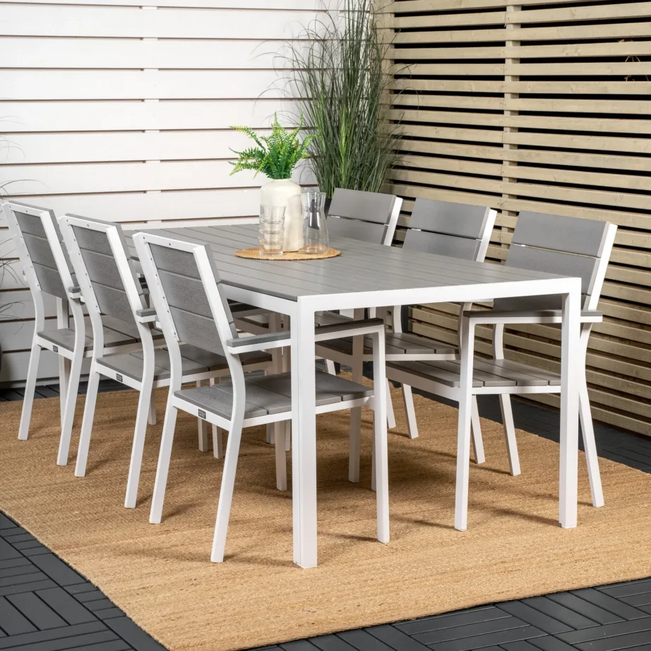 Puitplastkomposiidist aia söögilaua komplekt Break, GR18742 – 6