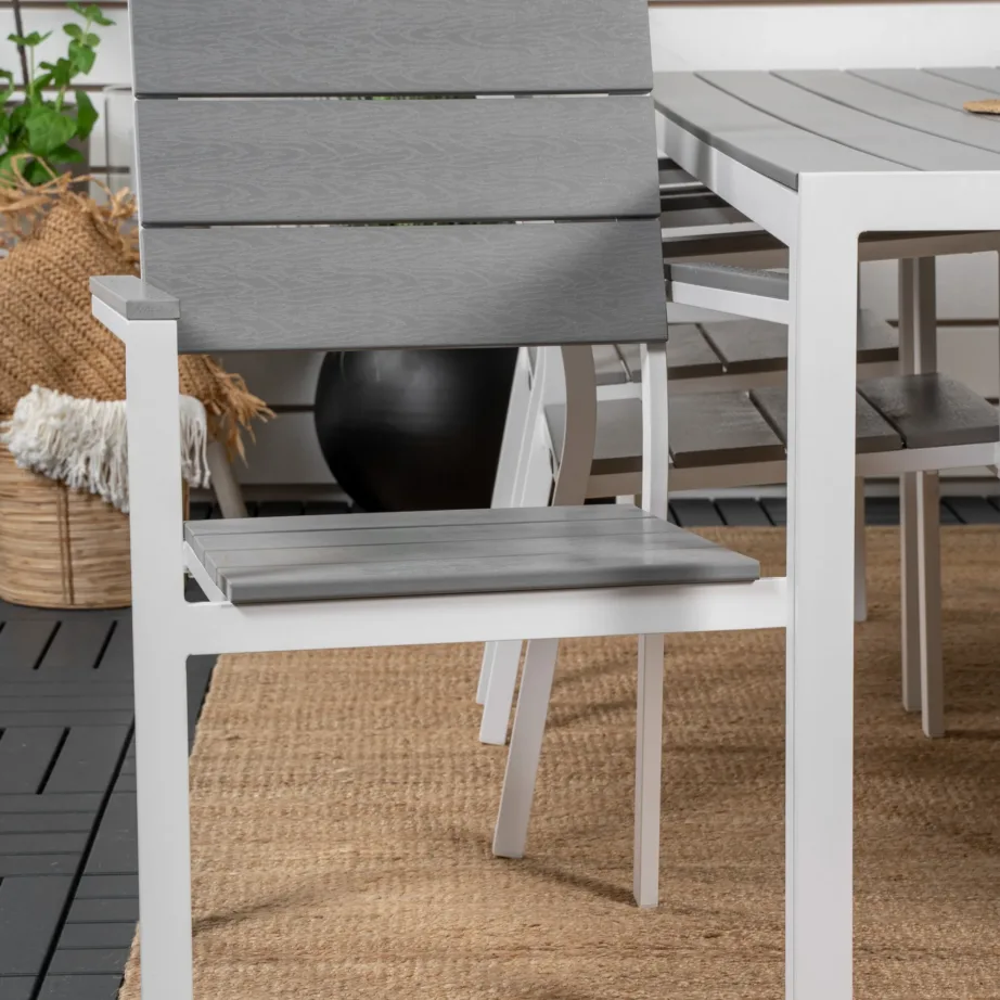 Puitplastkomposiidist aia söögilaua komplekt Break, GR18742 – 8