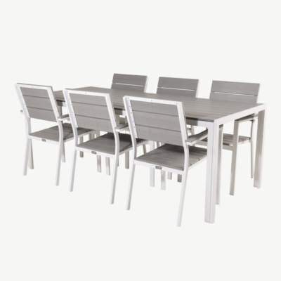 Puitplastkomposiidist aia söögilaua komplekt Break, GR18742 GR18742