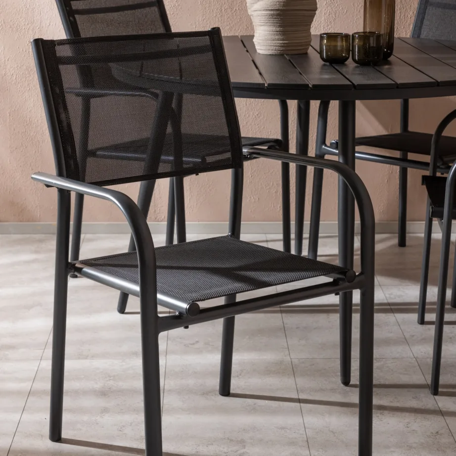 Alumiiniumist aia söögilaua komplekt Santorini, GR22649 – 8