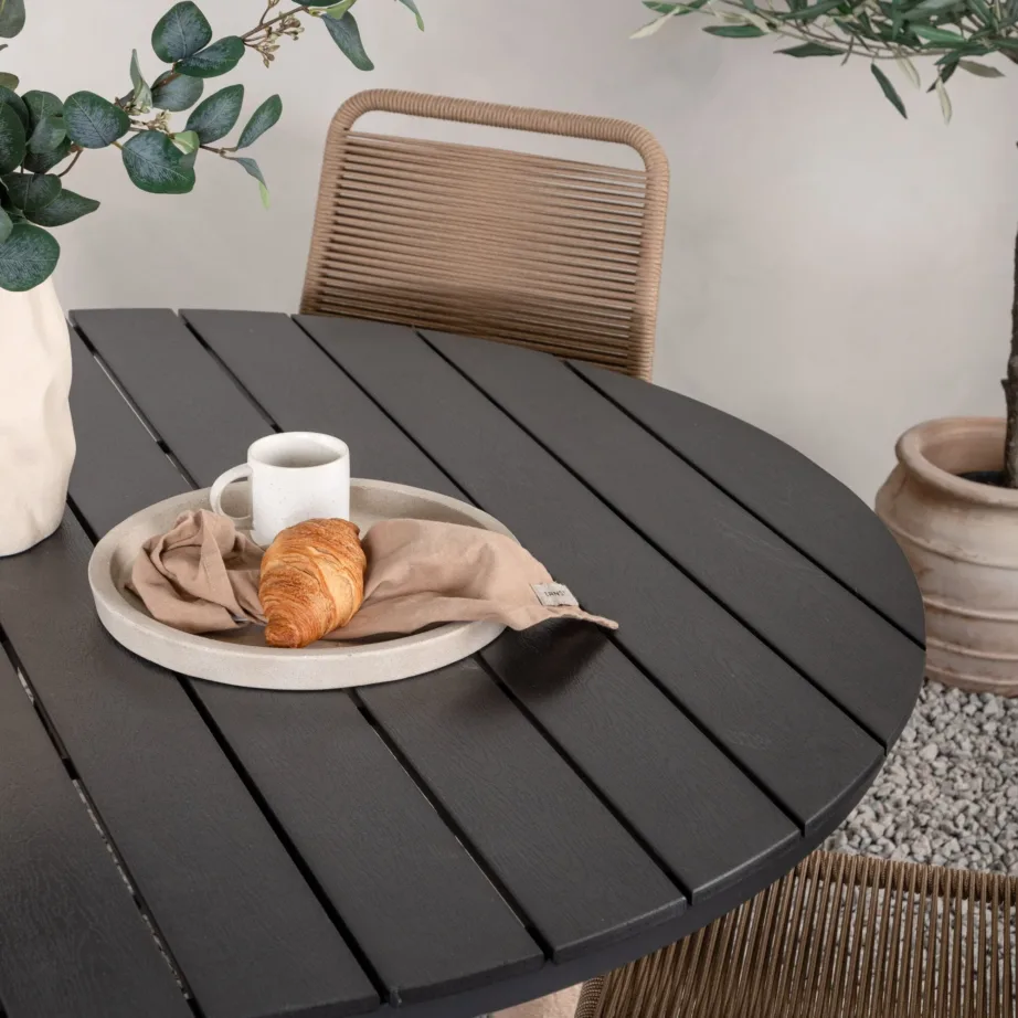 Puitplastkomposiidist aia söögilaua komplekt, GR22650 – 7