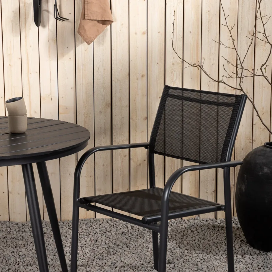 Puitplastkomposiidist aia söögilaua komplekt, GR22661 – 8