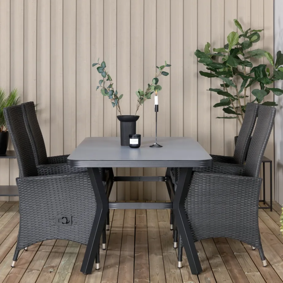 Punutisest aia söögilaua komplekt Virya, GR21521 – 7