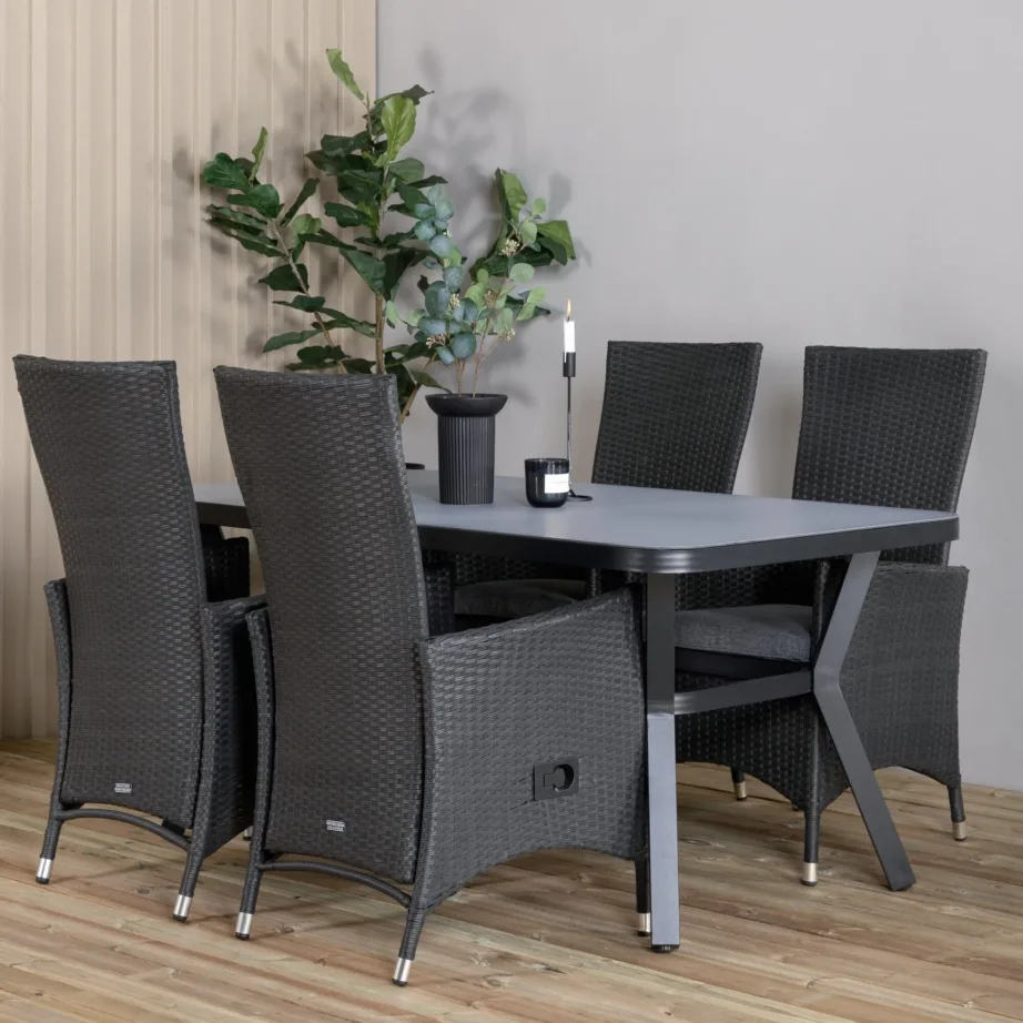 Punutisest aia söögilaua komplekt Virya, GR21521 – 8