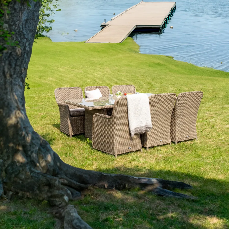 Punutisest aia söögilaua komplekt Wembley, 5290-067 – 6