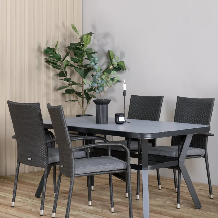 Punutisest aia söögilaua komplekt Virya Anna, GR21523 – 7