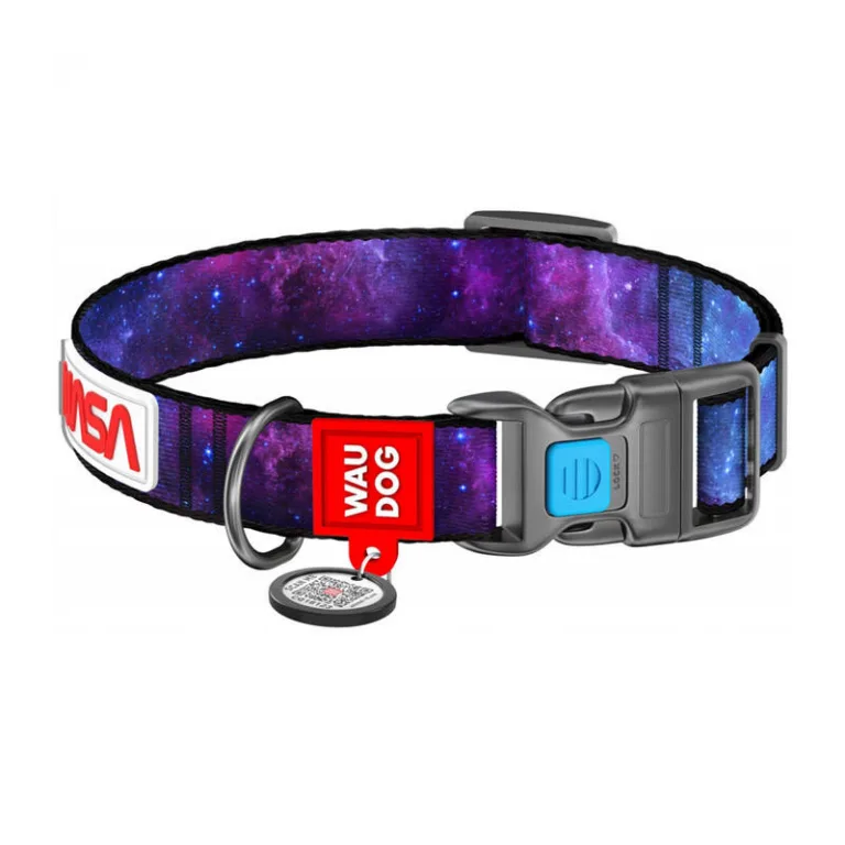 QR-koerakaelarihm nailonist Waudog NASA21 XL (37–58 cm)