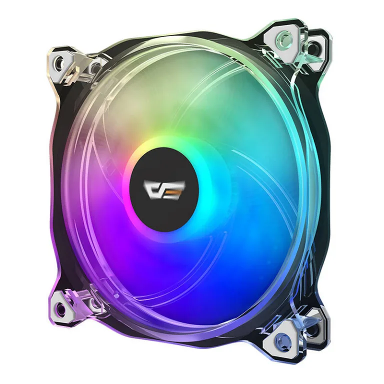 RGB arvuti ventilaatorite komplekt Darkflash CF8 Pro 3 tk (120 mm, 1100 RPM, ASUS Aura Sync)